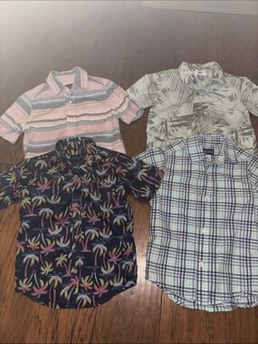 Size 5/6 - Set of 4 Button-up Shirts